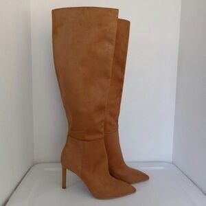 NWT OpenEdit Barbara Tan Knee-High Women's Boots. Size 7M
